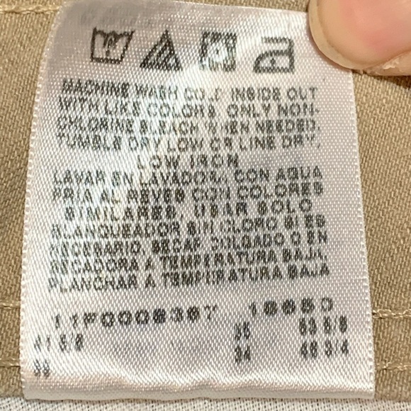 Lee Ryder Khaki Jean Pants Bootcut Size 18W L - Picture 8 of 11